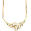 18k Yellow Gold 1 3/4ct TDW Diamond Necklace (I-J, I3)