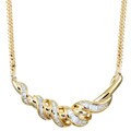 18k Yellow Gold 1 1/3ct TDW Diamond Necklace (I-J, I3)