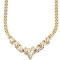 18k Yellow Gold 2 1/5ct TDW Diamond Necklace (I-J, I3)