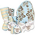 Trend Lab Willow Teal Hooded Towel/ Wash Cloths/ Burp Cloths