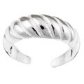 Sterling Silver Domed Toe Ring