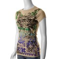 Ransom Junior's Tan Vintage Print Shirt