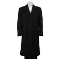 Adolfo Men's 3-button Wool/ Cashmere Blend Overcoat