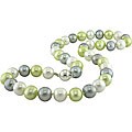 Sterling Silver Multicolor FW Pearl Necklace (9-10 mm)