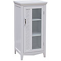 Greek Key Floor Cabinet with One Door