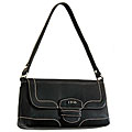 IZOD Women's Westport Pebble Black Clutch