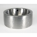 Satin Nickel Double Wall Vessel Sink with Overflow