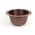 Antiqued Copper 16-inch Bar/ Vegetable Sink