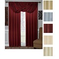 Thermal Satin Stripe Waterfall Valance Set