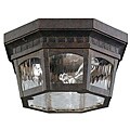 Legacy Bronze 3-light Outdoor Ceiling Mount Fixture