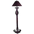 Calvery Series Weathered Brick 1-light Floor Lamp