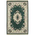 Hand-knotted Aubusson Wool Rug (2'6 x 8') with Free Rug Pad