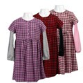 Laura Ashley Girl's Houndstooth Dress