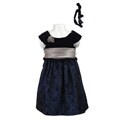 Little Bitty Girls Velour Dress
