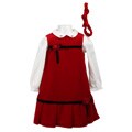 Little Bitty Girls' Velour Rosette 3-piece Jumper Set