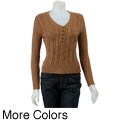 Lou Lou Women's Pullover Cable Knit Sweater