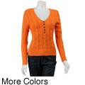 Lou Lou Women's Pullover Cable Knit Sweater