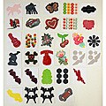 Jeaneology Flocked Iron-ons (Set of 31)