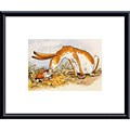 Anita Jeram 'He Kissed Him Goodnight' Metal Framed Art Print