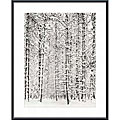 Ansel Adams 'Pine Forest in the Snow, Yosemite' Framed Art Print