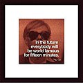 Andy Warhol 'In the future everybody will be world famous for fifteen minutes' Art