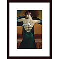 Bill Brauer 'Touch of Ivory' Wood Framed Art Print