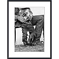 David Stoecklein 'Afternoon with Grandpa' Metal Framed Art Print