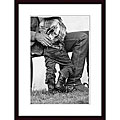 David Stoecklein 'Afternoon with Grandpa' Wood Framed Art Print