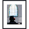 Dean Mitchell 'Listening To The Lord' Metal Framed Art Print