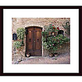 Dennis Barloga 'Mailboxes' Wood Framed Art Print