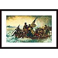 Leutze 'Washington Crossing the Delaware' Wood Framed Art