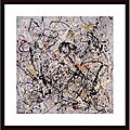 Jackson Pollock 'Number 18, 1950' Wood Framed Art Print