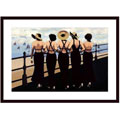 Osborn 'Afternoon on the Boardwalk' Wood Framed Art Print