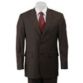 Adolfo Men's 2-button Brown Wool Suit