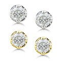 10k Gold 1/5ct TDW Round Diamond Earrings (H-I, I1-I2)