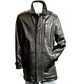 IZOD Men's Big and Tall New Zealand Leather Coat