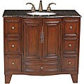 Stufurhome Grand Cheswick 40-inch Single Sink Granite Top Vanity
