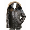 Izod Plus Size Women's Lambskin Puffer Jacket