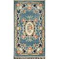 Hand-knotted Oriental Light Blue Rug (2'4 x 4'3)