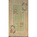 Hand-knotted Oriental Light Green Rug (2'4 x 4'2)