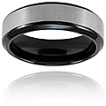 Titanium and Black Resin Men's Band