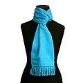 Alpaca Wool 'Sky Blue' Scarf (Peru)