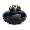 Ceramic 'Curious Fish' Jewelry Box (Thailand)