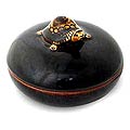 Ceramic 'Curious Turtle' Jewelry Box (Thailand)