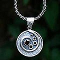 Garnet 'Morning Surf' Pendant Necklace (Indonesia)