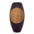 Mango Wood 'Lotus Leaf' Vase (Thailand)