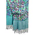 Silk/ Wool 'Eternal' Shawl (India)