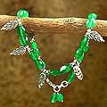 Sterling Silver 'Forest Splendor' Anklet (India)