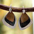 Sterling Silver 'Sails' Dangle Earrings (Mexico)