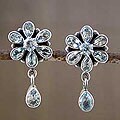Topaz 'Precious Blue' Earrings (India)